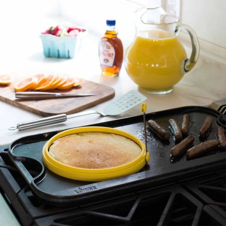 Lodge Pro-Grid Grill/Plancha Reversible de Hierro Fundido 51 × 27 cm | Lodge | Mimocook