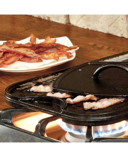 Lodge Pro-Grid Reversible Cast Iron Grill/Griddle 51 × 27 cm | Lodge | Mimocook