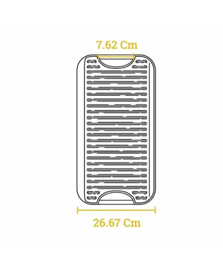 Lodge Pro-Grid Grill/Plancha Reversible de Hierro Fundido 51 × 27 cm | Lodge | Mimocook