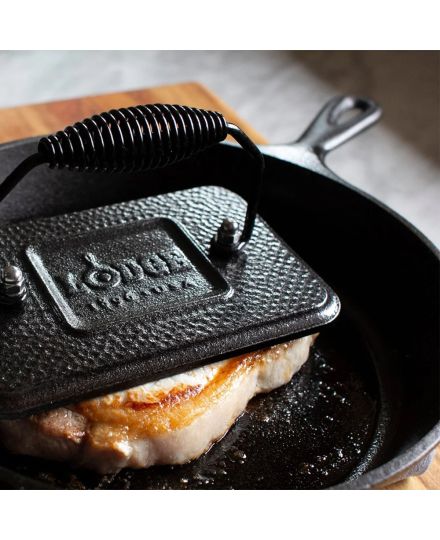 Lodge Prensa Rectangular de Hierro Fundido 17,1 × 11,4 cm | Lodge | Mimocook
