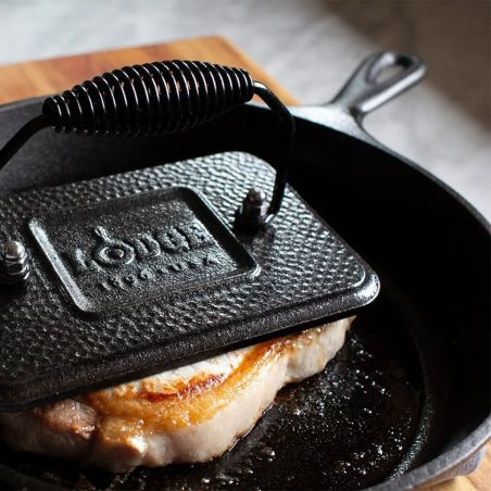 Lodge Prensa Rectangular de Hierro Fundido 17,1 × 11,4 cm | Lodge | Mimocook