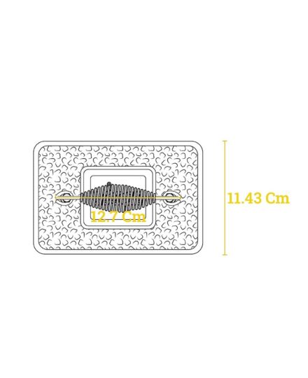 Lodge Rechteckige Grillpresse aus Gusseisen 17,1 × 11,4 cm | Lodge | Mimocook