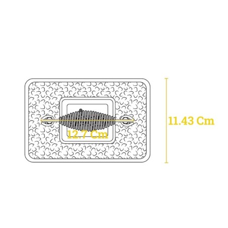 Prensa 17,1 x 11,4 cm ferro fundido Lodge | Lodge | Mimocook