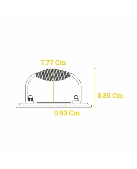 Lodge Rechteckige Grillpresse aus Gusseisen 17,1 × 11,4 cm | Lodge | Mimocook