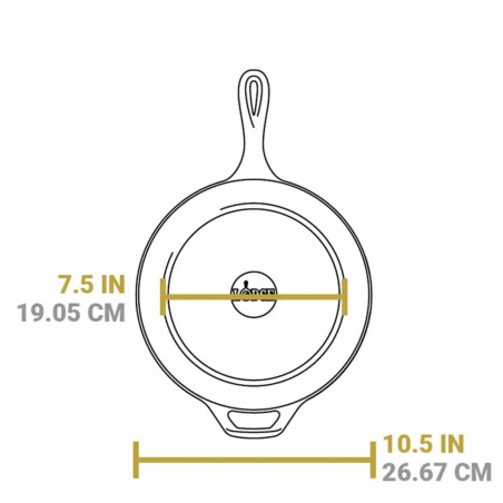 Lodge Cast Iron Deep Skillet 26cm | Lodge | Mimocook