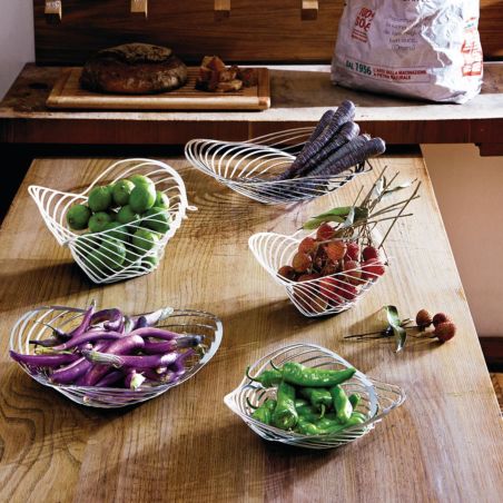 Alessi Trinity Corbeille à Fruits en Acier Inoxydable | Alessi | Mimocook