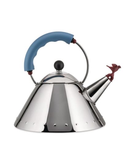 Alessi 9093 Chaleira em Aço Inoxidável com Apito | Alessi | Mimocook