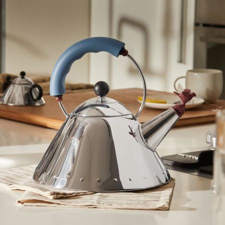 Alessi 9093 Hervidor de Acero Inoxidable con Silbato | Alessi | Mimocook