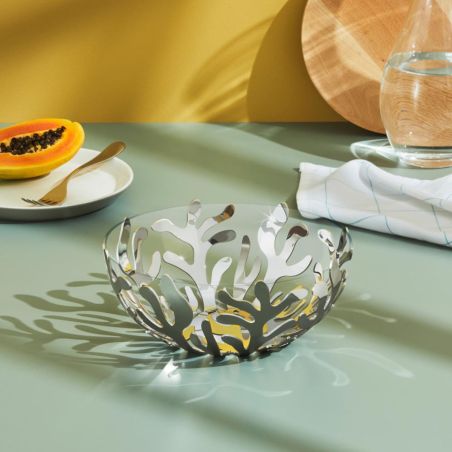 Alessi Mediterraneo Corbeille à Fruits en Acier Inoxydable 29 cm | Alessi | Mimocook