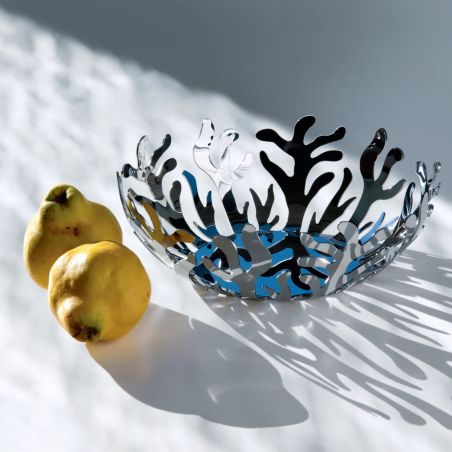 Alessi Mediterraneo Corbeille à Fruits en Acier Inoxydable 29 cm | Alessi | Mimocook