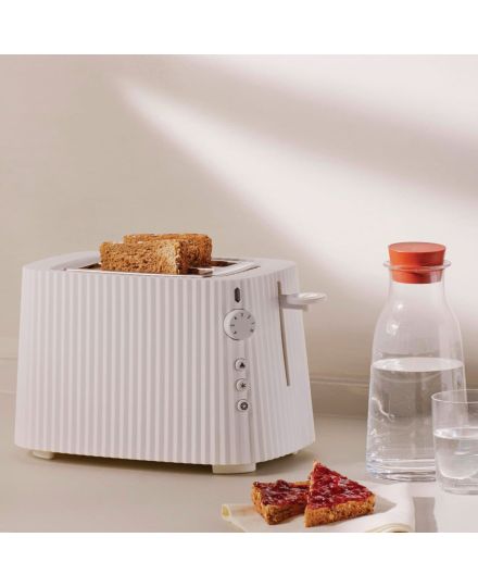 Alessi Plissé White Toaster | Alessi | Mimocook