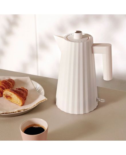 Alessi Plissé Chaleira Elétrica Branca 1,7 L | Alessi | Mimocook