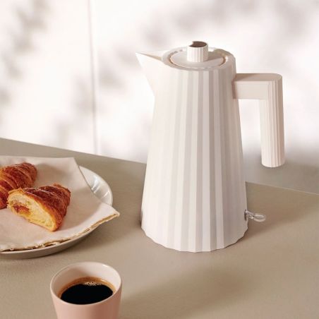 Alessi Plissé Bouilloire Électrique Blanche 1,7 L | Alessi | Mimocook