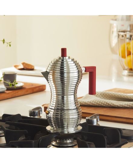 Alessi Pulcina Cafetera Espresso para Inducción 6 Tazas | Alessi | Mimocook
