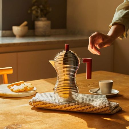 Alessi Pulcina Cafetera Espresso para Inducción 6 Tazas | Alessi | Mimocook