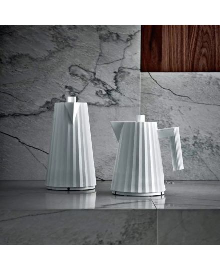Alessi Plissé Elektrischer Wasserkocher Weiß 1 L | Alessi | Mimocook