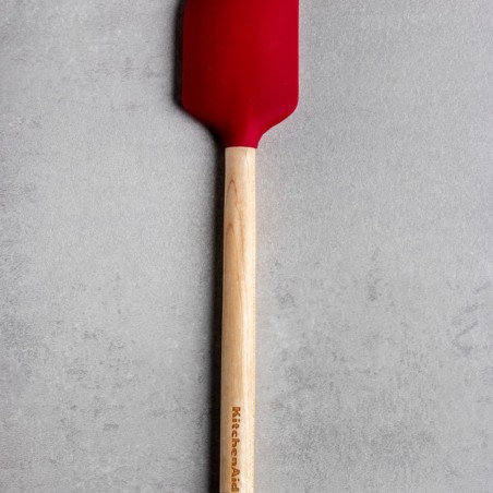 KitchenAid Birchwood Scraper Spatula - Empire Red | KitchenAid | Mimocook