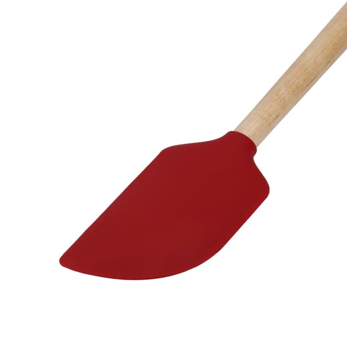 KitchenAid Birchwood Scraper Spatula - Empire Red | KitchenAid | Mimocook