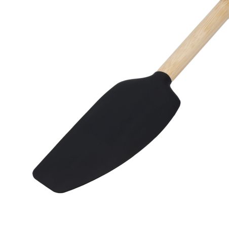 KitchenAid Mischspatel aus Bambus mit Silikonkopf Schwarz | KitchenAid | Mimocook