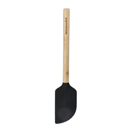 KitchenAid Bamboo Scraper Spatula with Silicone Head Black | KitchenAid | Mimocook