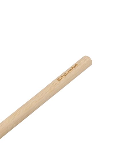 KitchenAid Spatule Racloir en Bambou avec Tête en Silicone Noire | KitchenAid | Mimocook
