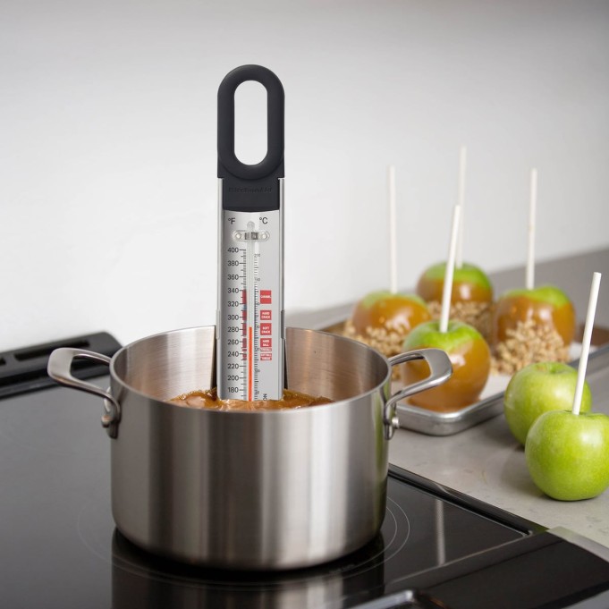 KitchenAid Termómetro de Cocina con Clip para Aceite, Azúcar y Mermeladas Negro | KitchenAid | Mimocook