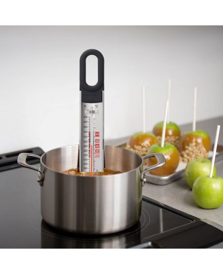 KitchenAid Thermomètre de Cuisine à Clip pour Huile, Sucre et Confitures Noir | KitchenAid | Mimocook
