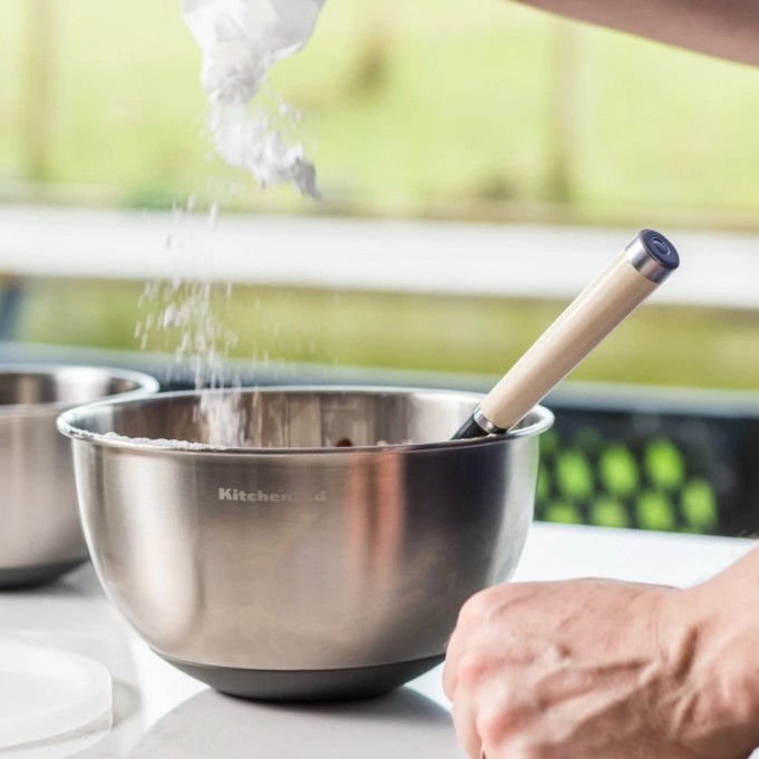 KitchenAid Set of 2 Stainless Steel Mixing Bowls | KitchenAid | Mimocook