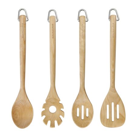 KitchenAid 4-Piece Birchwood Tool Set | KitchenAid | Mimocook