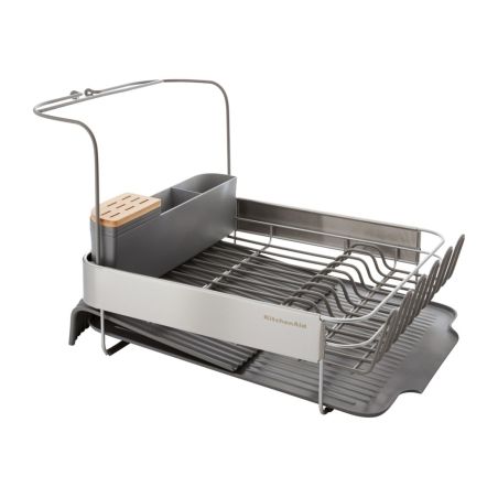 KitchenAid Portoir extensible pour le séchage de la vaisselle avec fixation pour la verrerie | KitchenAid | Mimocook