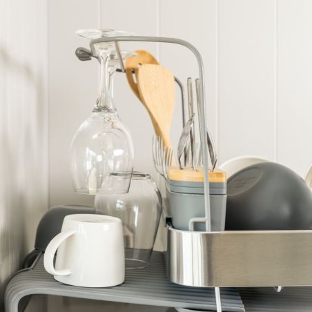 KitchenAid Portoir extensible pour le séchage de la vaisselle avec fixation pour la verrerie | KitchenAid | Mimocook