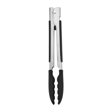 KitchenAid Silicone-Tipped Side-Locking Tongs 23 cm Black | KitchenAid | Mimocook