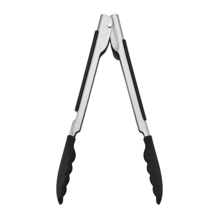 KitchenAid Silicone-Tipped Side-Locking Tongs 23 cm Black | KitchenAid | Mimocook