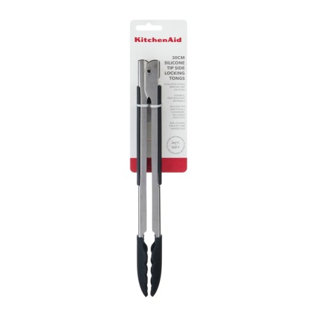 KitchenAid Pinça de Cozinha com Pontas de Silicone 30 cm Preta | KitchenAid | Mimocook