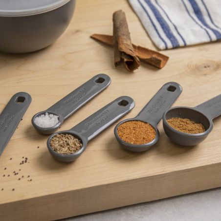 KitchenAid 5-teiliges Messlöffel-Set Charcoal Grey | KitchenAid | Mimocook