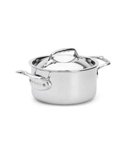 de Buyer AFFINITY Stainless Steel Stewpan with Lid | De Buyer | Mimocook