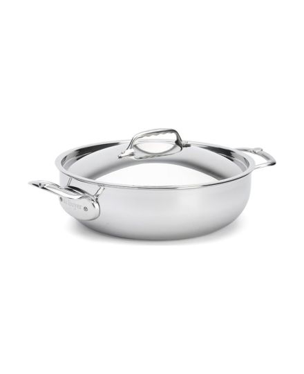 de Buyer AFFINITY Bauchige Sauteuse aus Edelstahl mit Deckel | De Buyer | Mimocook