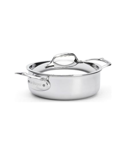 de Buyer AFFINITY Sautoir recto de acero inoxidable con tapa | De Buyer | Mimocook