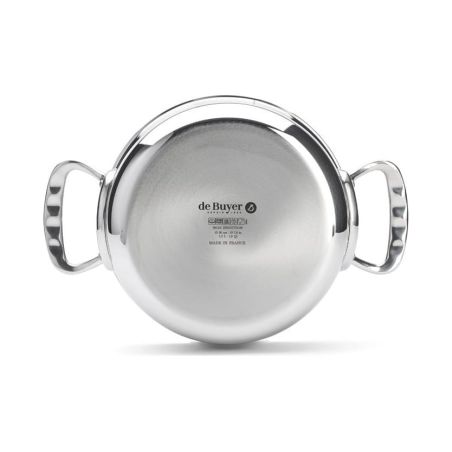 de Buyer AFFINITY Stainless Steel Straight Sauté Pan with Lid | De Buyer | Mimocook