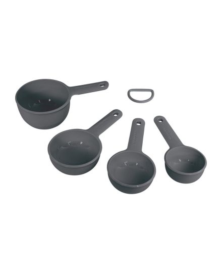 KitchenAid Set de 4 Tasses à Mesurer Gris Charcoal | KitchenAid | Mimocook