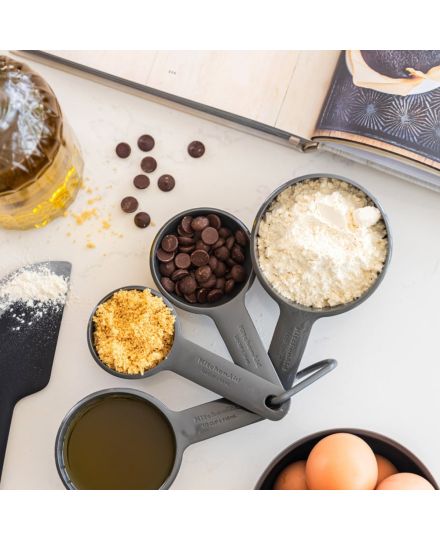 KitchenAid 4pc Measuring Cup Set - Charcoal Grey | KitchenAid | Mimocook
