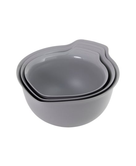KitchenAid 3-teiliges Rührschüssel-Set Charcoal Grey | KitchenAid | Mimocook