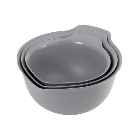 KitchenAid Set de 3 Bols de Mélange Gris Charcoal | KitchenAid | Mimocook