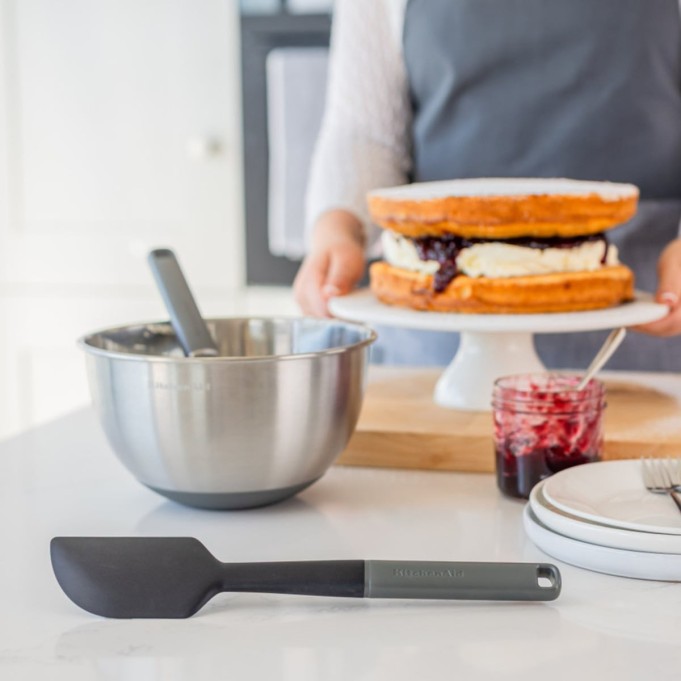 KitchenAid Scraper Spatula Charcoal Grey 30 cm | KitchenAid | Mimocook