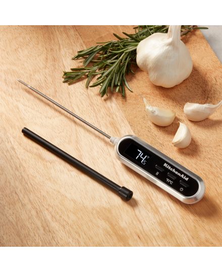 KitchenAid Backlit Digital Instant Kitchen Thermometer Black | KitchenAid | Mimocook