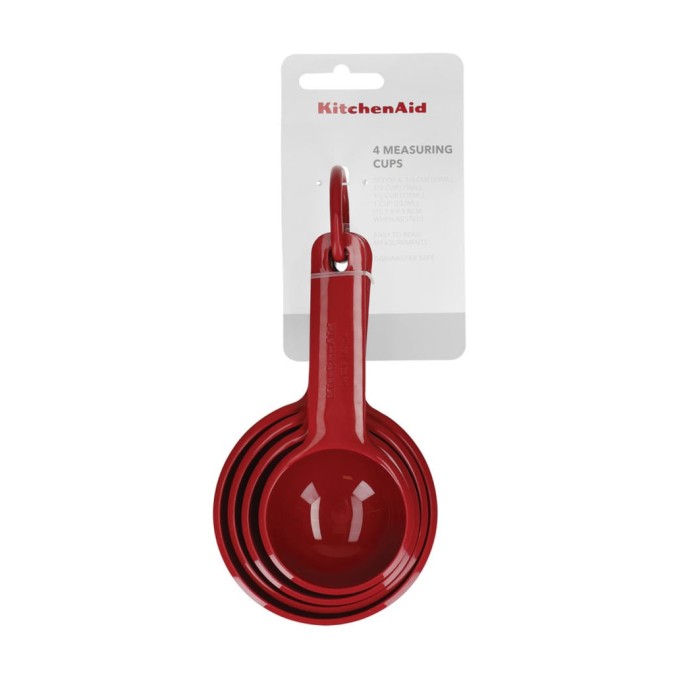 KitchenAid Set de 4 Tazas Medidoras Empire Red | KitchenAid | Mimocook