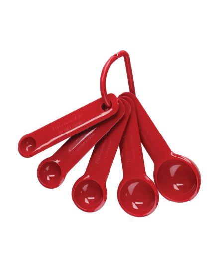 KitchenAid 5-teiliges Messlöffel-Set Empire Red | KitchenAid | Mimocook