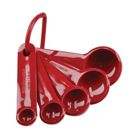 KitchenAid 5pc Measuring Spoon Set - Empire Red | KitchenAid | Mimocook