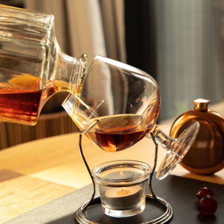Conjunto Aquecedor para Brandy e Cognac BarCraft | Kitchen Craft | Mimocook