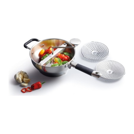 Moulin à Légumes Rotatif MasterClass en Acier Inoxydable | Kitchen Craft | Mimocook